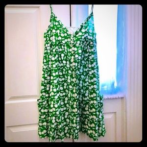 Aqua summer mini dress